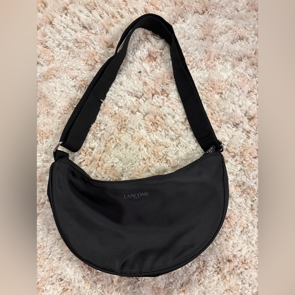 Lancôme Nylon Handbag With Adjustable Strap Black